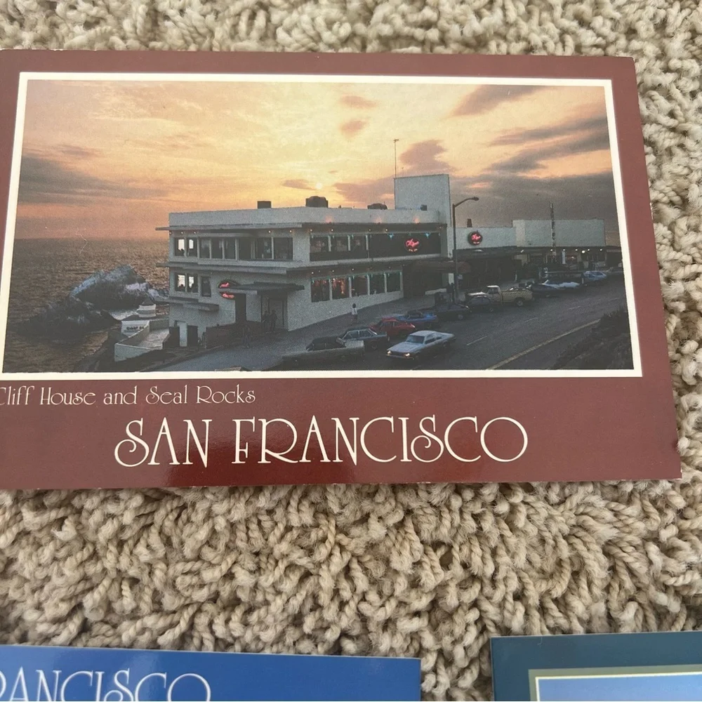 Set of San Francisco Postcards RARE Circa 1987-1989 Total 7 Never Been U…